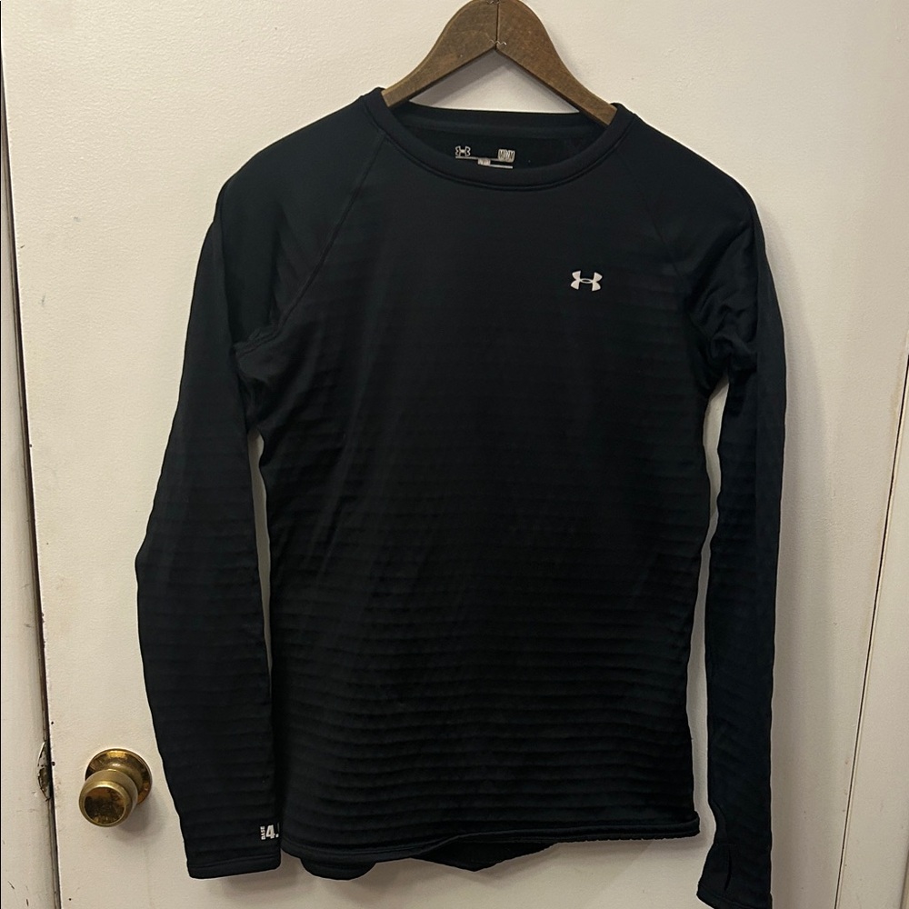 Under Armour Adult Long Sleeve Tee Black Size Medium